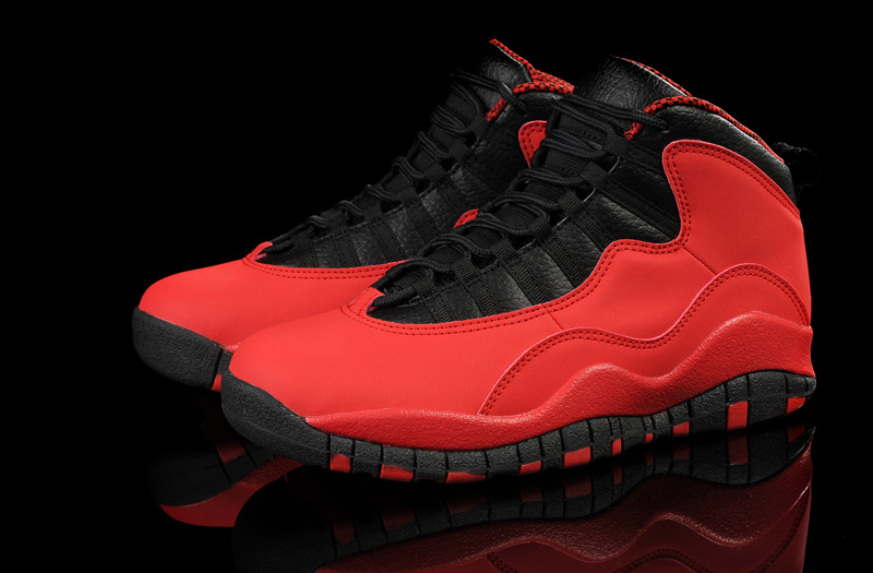 Air Jordan 10 Mens Shoes Red/Black Online